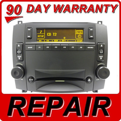 03 04 05 06 07 REPAIR YOUR CADILLAC CTS SRX OEM Radio Single CD Player REPAIR 2003 2004 2005 2006 2007