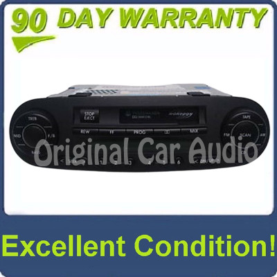 VW VOLKSWAGEN Beetle Bug AM FM Radio Tape Cassette Player Monsoon 1C0035157G 1998 1999 2000 2001 2002 2003 2004 2005 2006 2007 2008 2009 2010