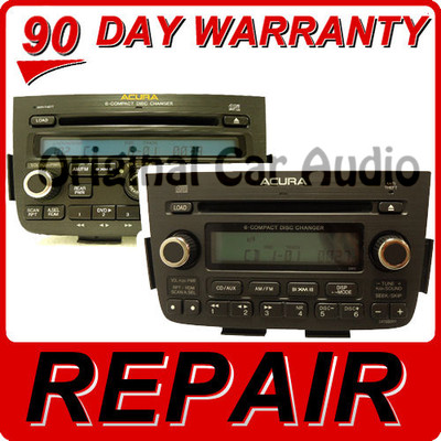 REPAIR 05 06 Acura MDX Radio 6 Disc CD Changer Player FIX 3TF6 3AF0 3TF7 1XF8