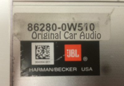 2008 2009 2010 TOYOTA HIGHLANDER OEM Stereo Amplifier Premium JBL AMP 2008 2009 2010 TOYOTA HIGHLANDER OEM Stereo Amplifier Premium JBL AMP