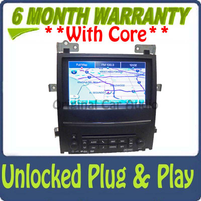 Unlocked 2007 2008 2009 2010 2011 2012 2013 2014 Cadillac OEM Escalade EXT ESV Supernav GPS Navigation CD Player