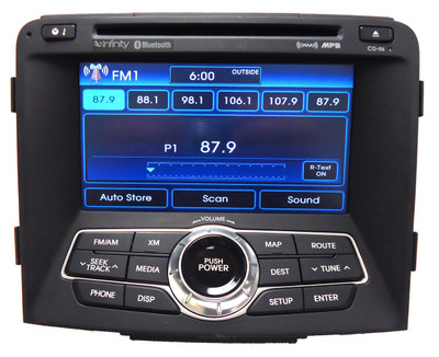 NEW 2011 2012 HYUNDAI Sonata OEM Navigation GPS 7 Speaker INFINITY Premium Sound SAT Radio