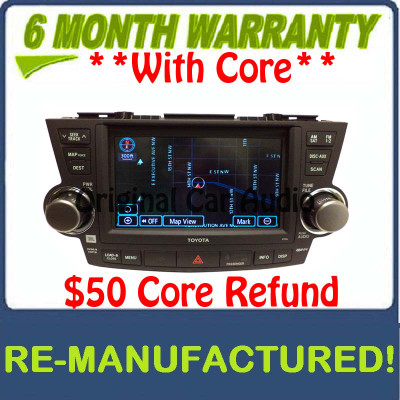 Remanufactured TOYOTA JBL Nav GPS Radio CD DVD Player SAT