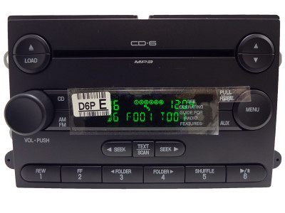 NEW FACE FORD LINCOLN MERCURY Radio 6 Disc Changer MP3 CD Player Freestyle OEM