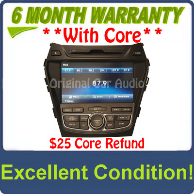 2013-2016 Hyundai Santa Fe radio CD player bluetooth MP3 Navigation OEM