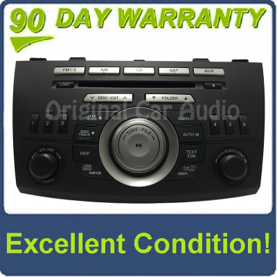 2010 2011 2012 2013 Mazda 3 OEM Radio SAT XM 6 CD CHANGER