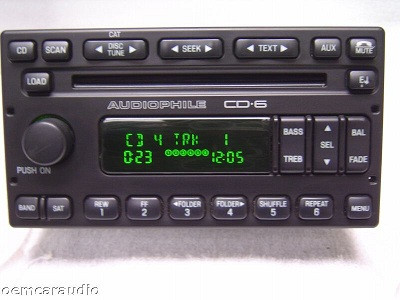 2003 - 2007 Ford Mercury OEM AM FM Radio 6 CD Changer Receiver