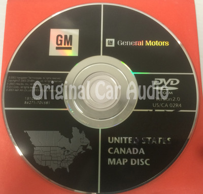 GM Satellite Navigation System CD 15105609 Version 2.0
