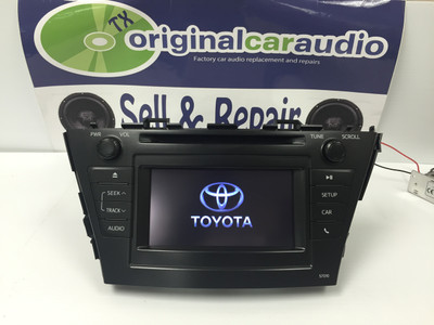2012-2014 Toyota Prius V OEM Touch Screen Bluetooth AM FM Radio CD Player Receiver 57010