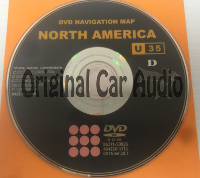 Toyota Lexus Navigation Map DVD 86271-53025 DATA Ver. 10.1 U35