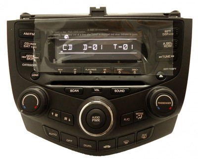 RE-MANUFACTURED HONDA Accord AM FM XM Satllite Radio 6 Disc Changer CD Player 7BY1 2004 2005 2006 2007