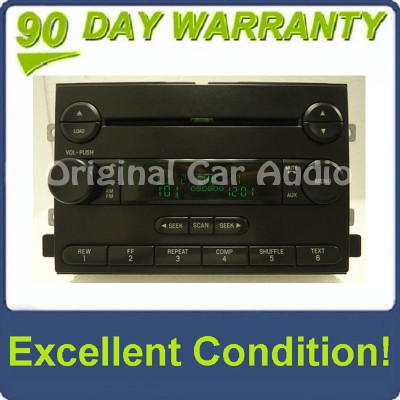 2004 2005 2006 Ford F150 Fusion Mustang Freestyle Radio 6 Disc CD Player