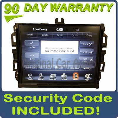 2013 - 2016 Jeep Grand Cherokee OEM VP3 CA Media Center LCD Screen Radio  Receiver