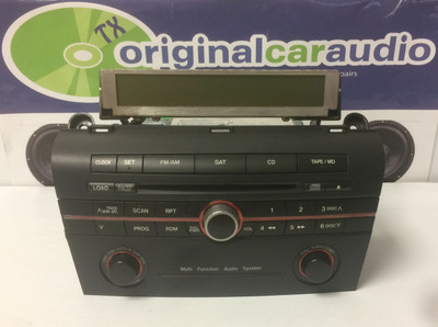 2004 Mazda 3 OEM 6 CD Player Radio Receiver  BN8S 66 9RXA