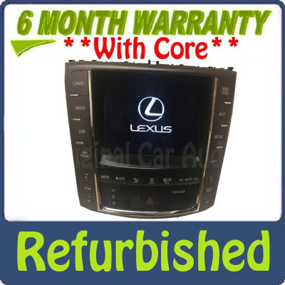 Refurbished 2010 - 2012 Lexus IS250 IS350 OEM Navigation Radio Climate Control Display Screen