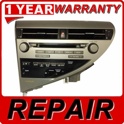 REPAIR YOUR 2009 - 2016 LEXUS OEM RX350 RX450h FACTORY 6 Disc Changer CD Player