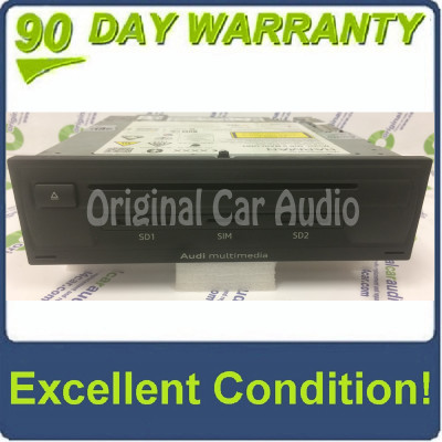 2015 2016 2017 Audi OEM Q7 Multimedia SIM SD CD Player Control Unit