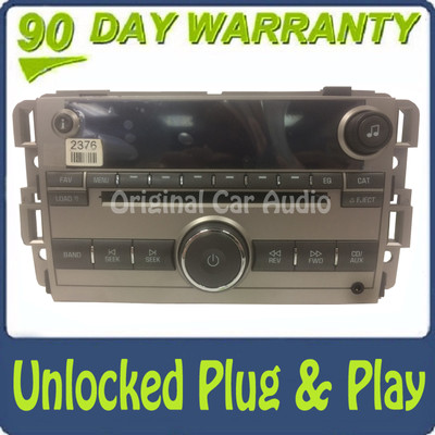 New Unlocked  2008 2009 2010 2011 Buick Lucerne AM FM MP3 Radio 6 CD Player Receiver GM Option Code US9