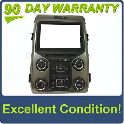 2012 - 2014 Ford F150 OEM 8" Touch Screen Display Bezel and Radio Control ONLY GRAY