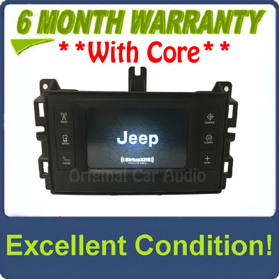 2014 - 2016 Jeep Grand Cherokee OEM VP2 5" Touch Screen AM FM SAT Radio Receiver