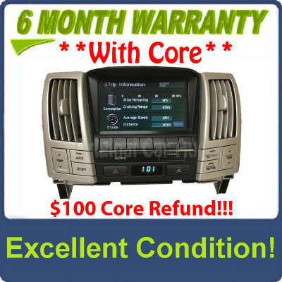 2005 Lexus RX330 OEM Navigation Information Touch Screen Display Screen 2005 Lexus RX330 OEM Navigation Information Touch Screen Display Screen