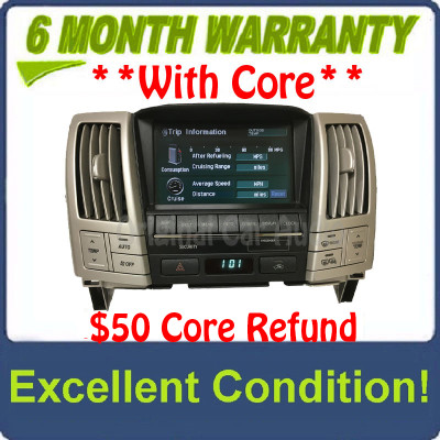 2005 Lexus RX330 OEM Navigation Information Touch Screen Display Screen