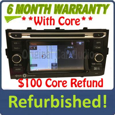 Refurbished 2015 - 2016 Toyota Prius C OEM Touch Screen Gracenote Navigation HD Radio Receiver
