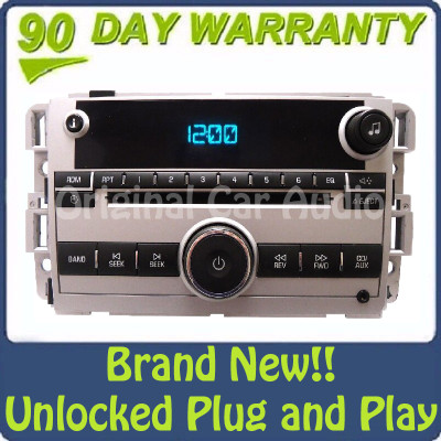 Unlocked New 2007 2008 Chevy Chevrolet OEM Equinox AM FM Radio AUX CD Player Stereo Receiver