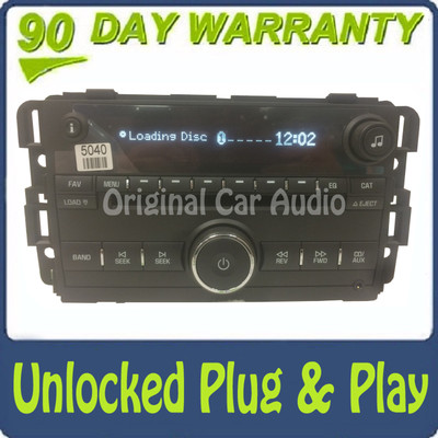 Unlocked 2007 - 2008 Pontiac Torrent OEM AM FM MP3 AUX 6 CD Player Receiver