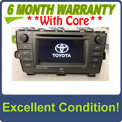 2011 - 2015 Toyota Prius JBL OEM Radio CD Player Green Edge HD radio 57034