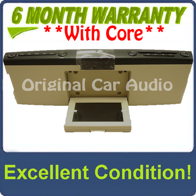 NEW 2006 - 2010 Ford Explorer Edge F150 OEM Overhead RSE Rear Seat DVD Player Display Assembly BLACK/TAN