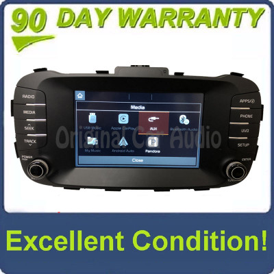 2017 - 2018 Kia Soul OEM UVO Touch Screen AM FM Bluetooth Media Radio Receiver