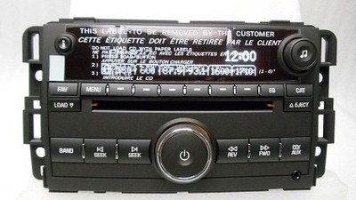 Saturn Outlook Radio Stereo MP3 6 Disc Changer CD Player