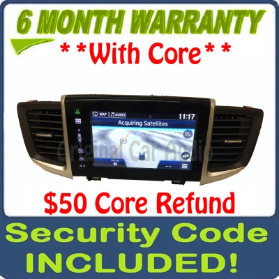 2016 - 2017 Honda Pilot OEM Touch Screen Navigation Multimedia AM FM Radio Receiver