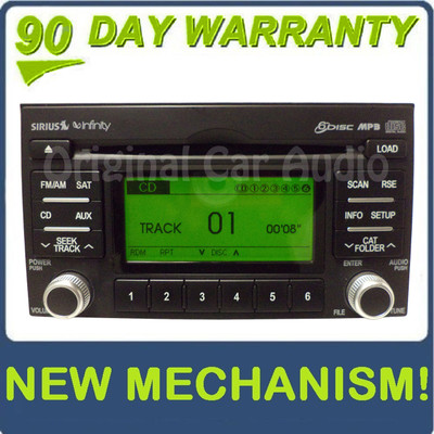 Re-manufactured NEW MECHANISM Kia Radio Infinity Stereo 6 Disc CD Changer MP3 Sirius Aux OEM