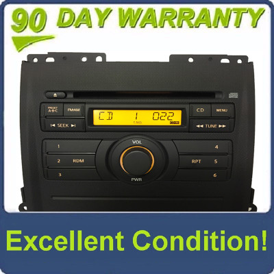 2009 - 2012 NISSAN Xterra Frontier OEM Radio Stereo Single CD Player w/ Bezel Trim & Climate Control