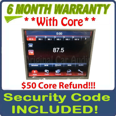 Refurbished 2011 - 2017 Dodge Journey OEM 8.4" Navigation Touch Screen Display Monitor Panel Without BEZEL