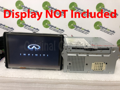 2012 - 2013 Infiniti OEM Bose Navigation AM FM Single CD Radio