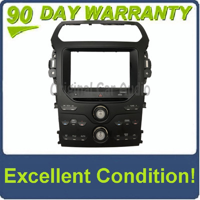 2012 Ford Explorer OEM 8" Radio Display Climate Control Faceplate BEZEL ONLY