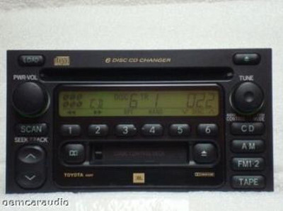New Mechanism Toyota Radio Tape and 6 CD Changer 86120-08140 Sienna 2000 2001 2002 2003
