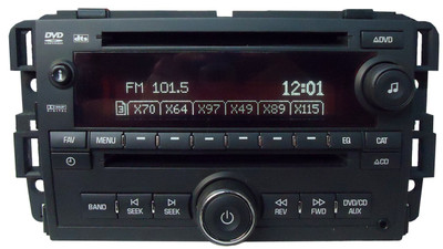 2007 - 2009 GMC Acadia OEM Single CD AM FM DVD Radio Receiver UVA