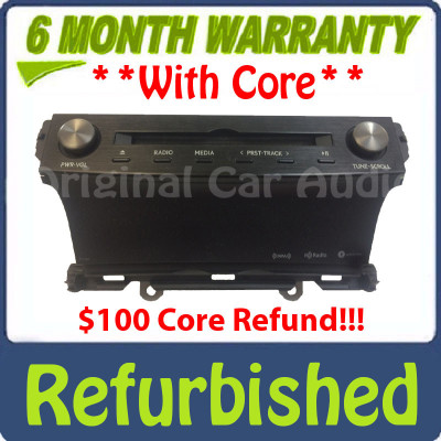 Refurbished 2017 - 2018 Lexus IS200T IS300 IS350 OEM Single CD Gracenote XM HD Radio Receiver