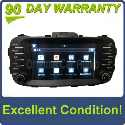 2017 - 2019 Kia Soul OEM Harman Kardon Premium Sound UVO Navigation Multi Media Radio Receiver