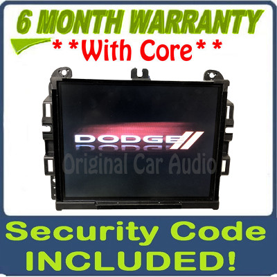 2014 - 2017 Dodge Durango OEM VP3 NA RA3 Touch Screen U Connect Multi Media Receiver