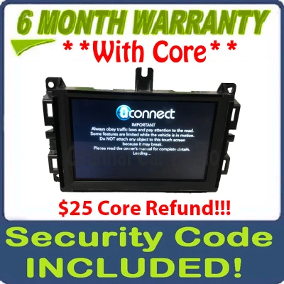 2018 - 2019 Jeep Grand Cherokee OEM VP2_7 WK SXM UConnect Multimedia AM FM XM Multi Media Radio Receiver