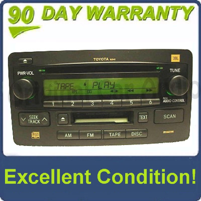 Toyota Sequoia Tundra JBL Radio Tape CD Player OEM 86120-0C130 2004-2007 Toyota Sequoia Tundra JBL Radio Tape CD Player OEM 86120-0C130 2004-2007