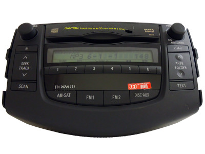 NEW Toyota RAV4 SAT XM AUX Radio MP3 6 CD Player 86120-0R100 2006-2011