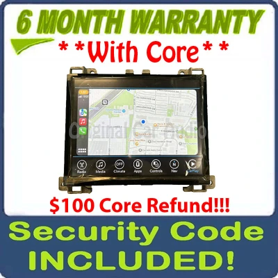 2017 - 2019 Chrysler Dodge 300 Challenger OEM Uconnect 8.4 4C Touch Screen Multi Media Radio Receiver UAS