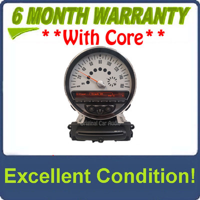 2011 - 2016 Mini Cooper Countryman OEM AM FM Bluetooth Boost CD Radio with Speedometer