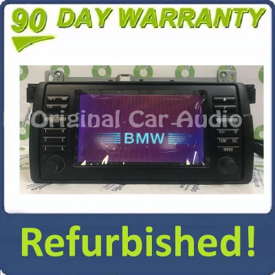 Refurbished 2001 - 2005 BMW OEM Radio GPS Navigation System LCD Display Screen